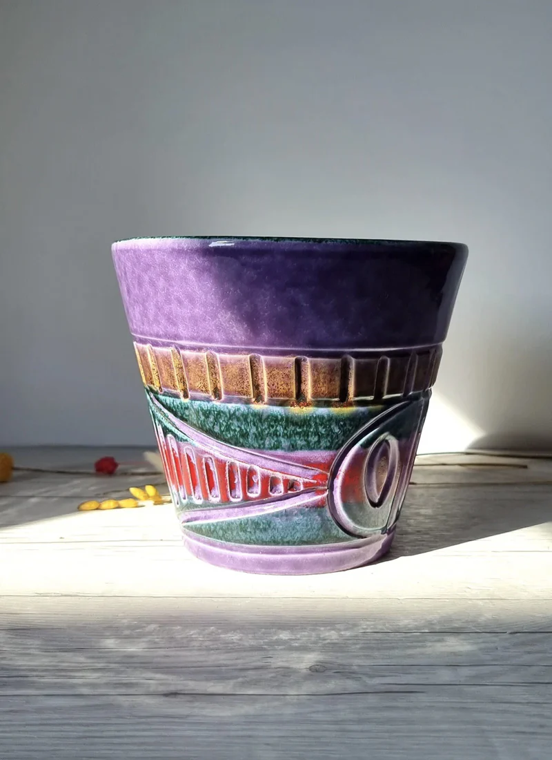 Italian Mid Century Modern 'Alla Moda' Palette Plant Pot, 1960s