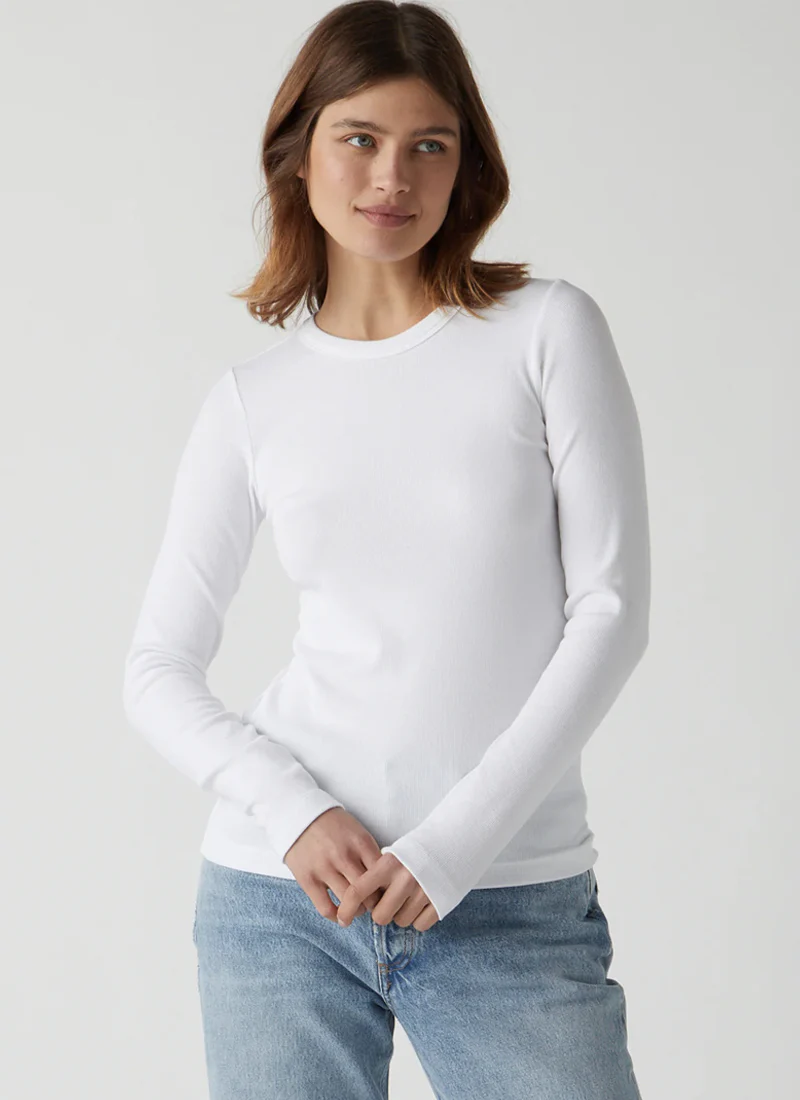 Camino Rib Long Sleeve Top