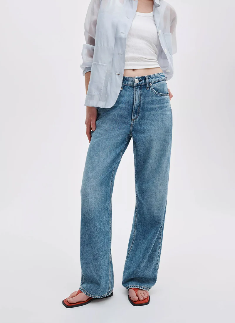 Featherweight Logan Wide Leg Jeans