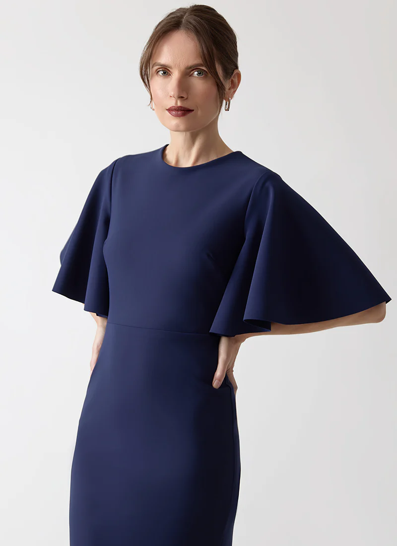 Funkia Midi Short Sleeve Dress - Image 3