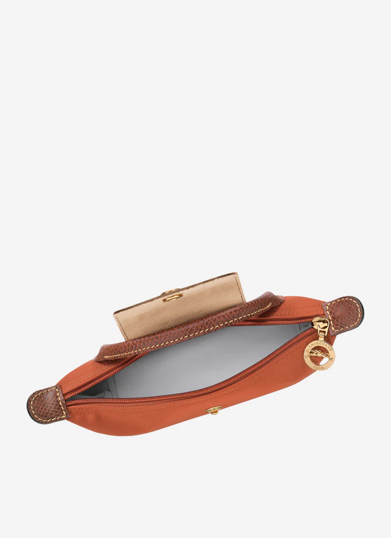 Le Pliage Original Pouch with Handle Rust - Image 5