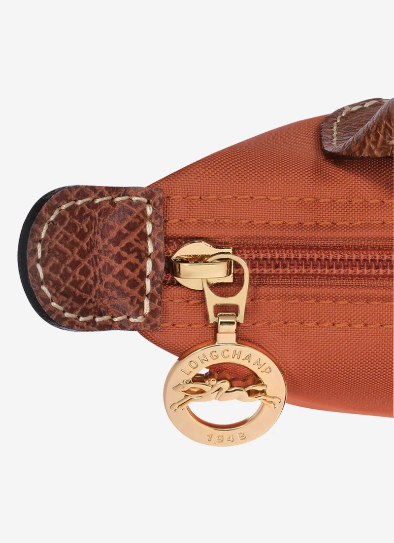 Le Pliage Original Pouch with Handle Rust - Image 6