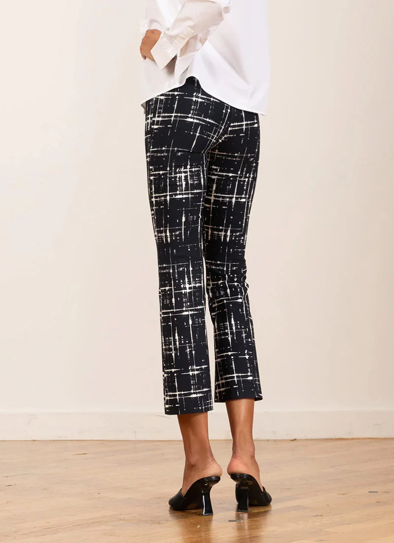 Leo Crop Flare Graffiti Pants - Image 2