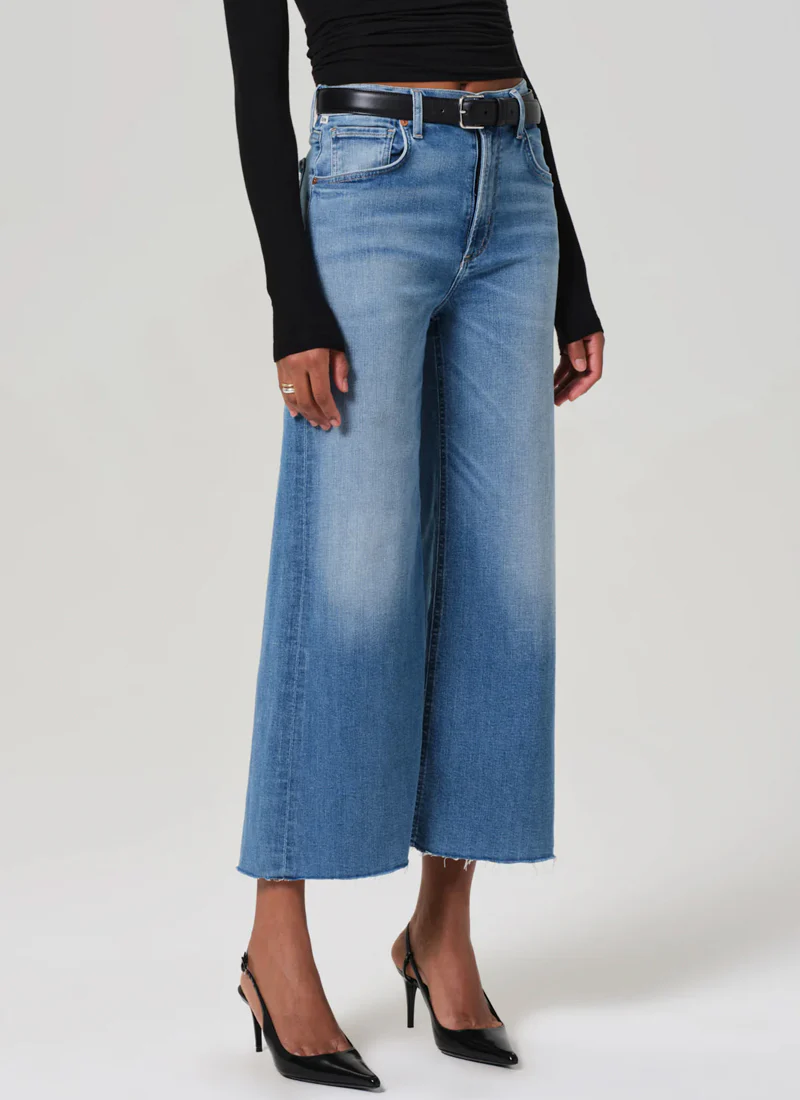 Lyra Wide Leg Crop Jeans - Image 4