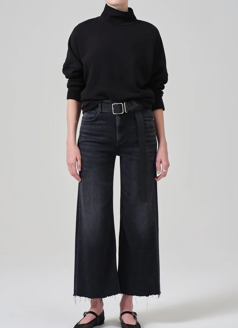 Lyra Wide Leg Crop Jeans - Image 3