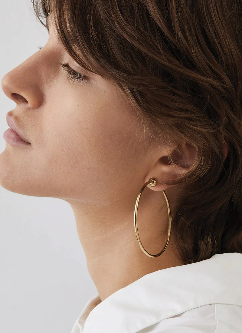 Medium Gold Icon Hoops