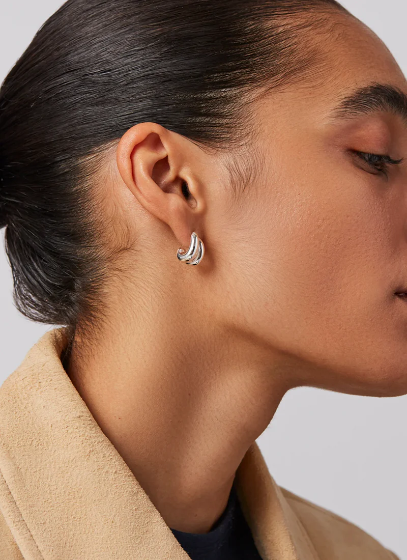 Mini Florence Silver Earrings