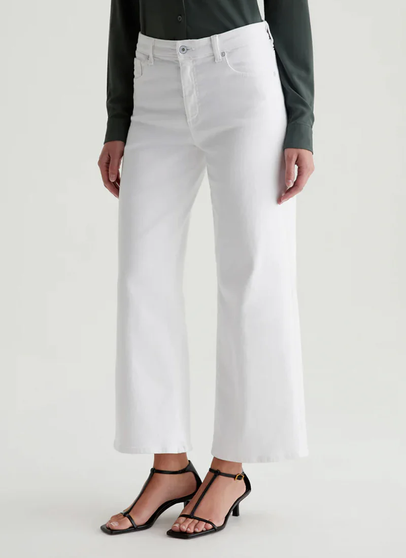 Saige Wide Leg Crop Jeans - Image 5