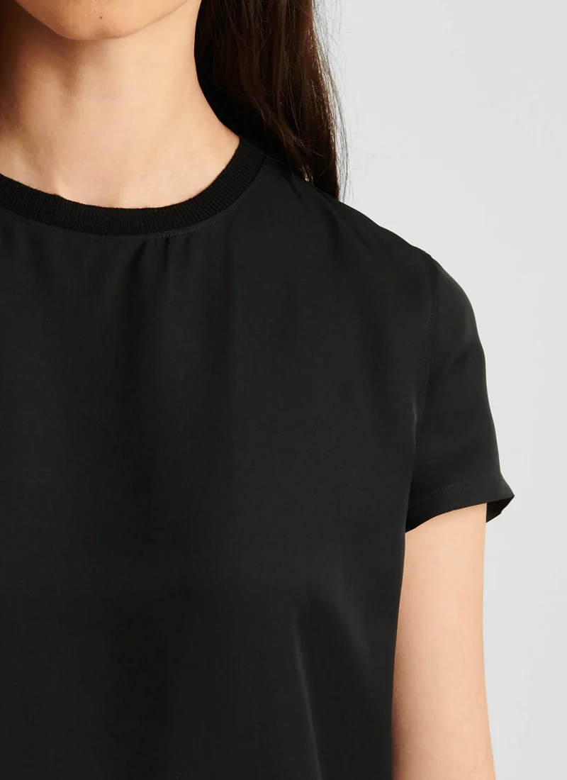 Silk Short Sleeve Tee - Image 3