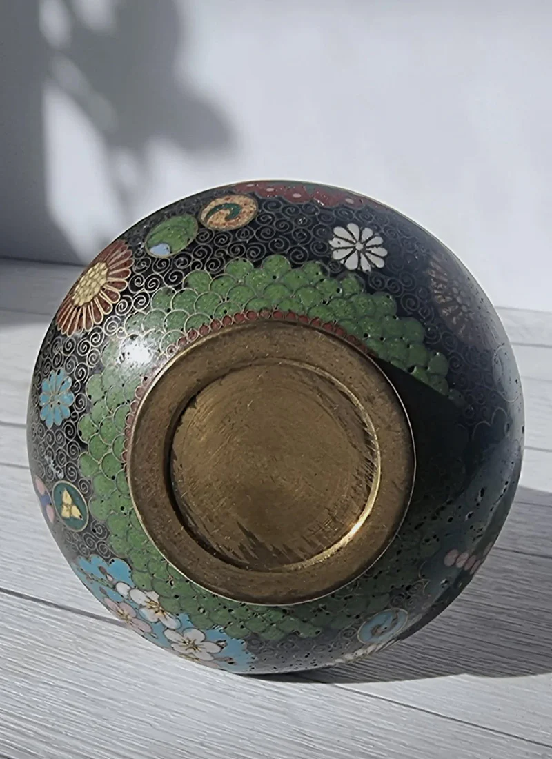 Takahara Komajiro Cloisonne Bud Vase, Late Meiji Era, Japanese - Image 3