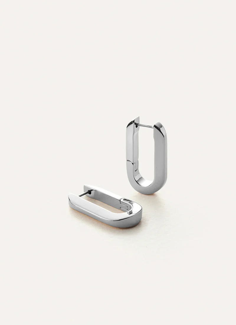 U Link Latch Back Earrings - Image 3