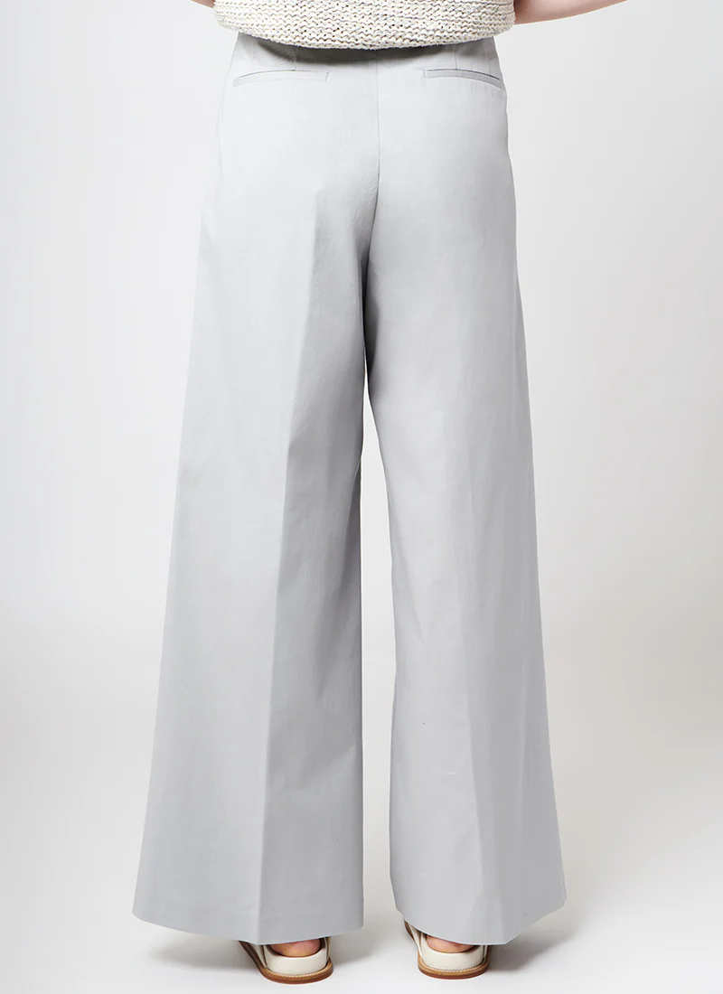 Wide-Leg Cotton Gabardine Pant - Image 2