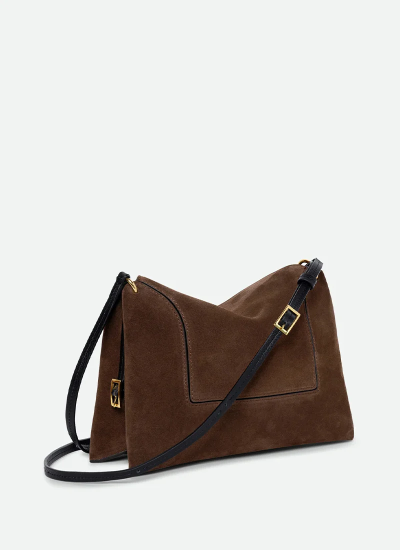 Penelope Slouch Suede Bag - Image 3