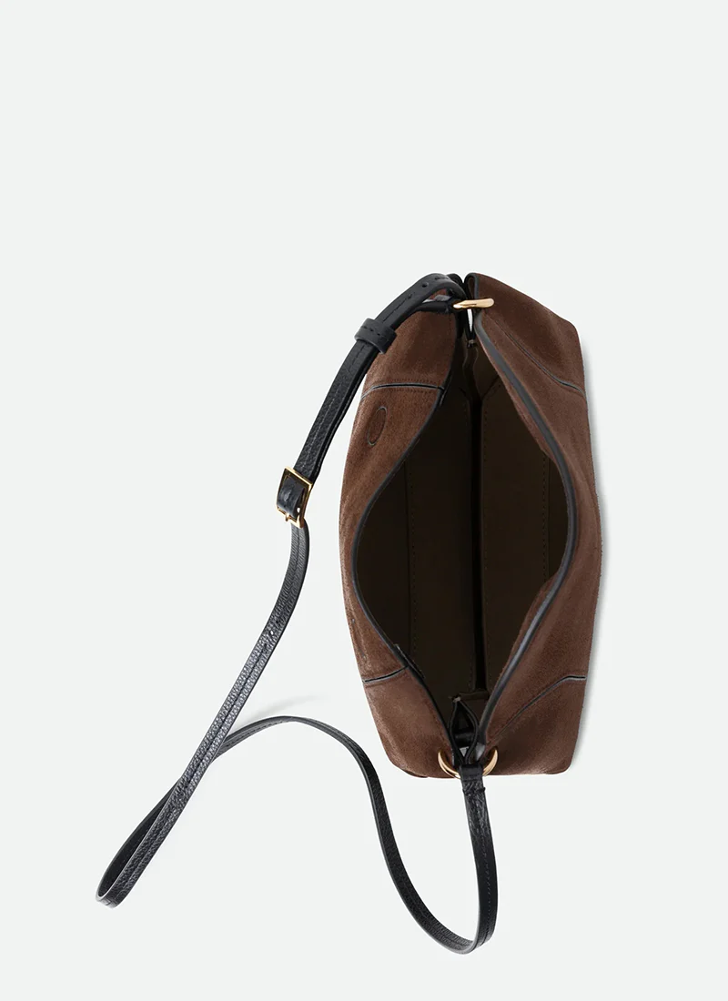 Penelope Slouch Suede Bag - Image 4