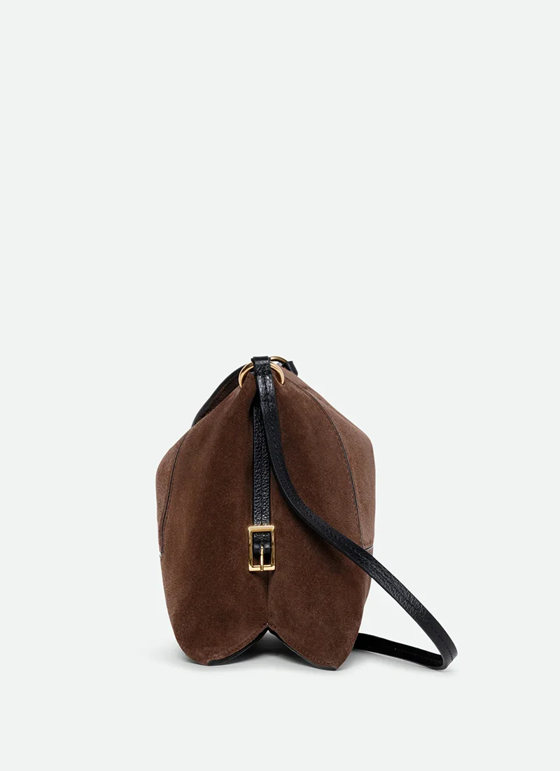Penelope Slouch Suede Bag - Image 5