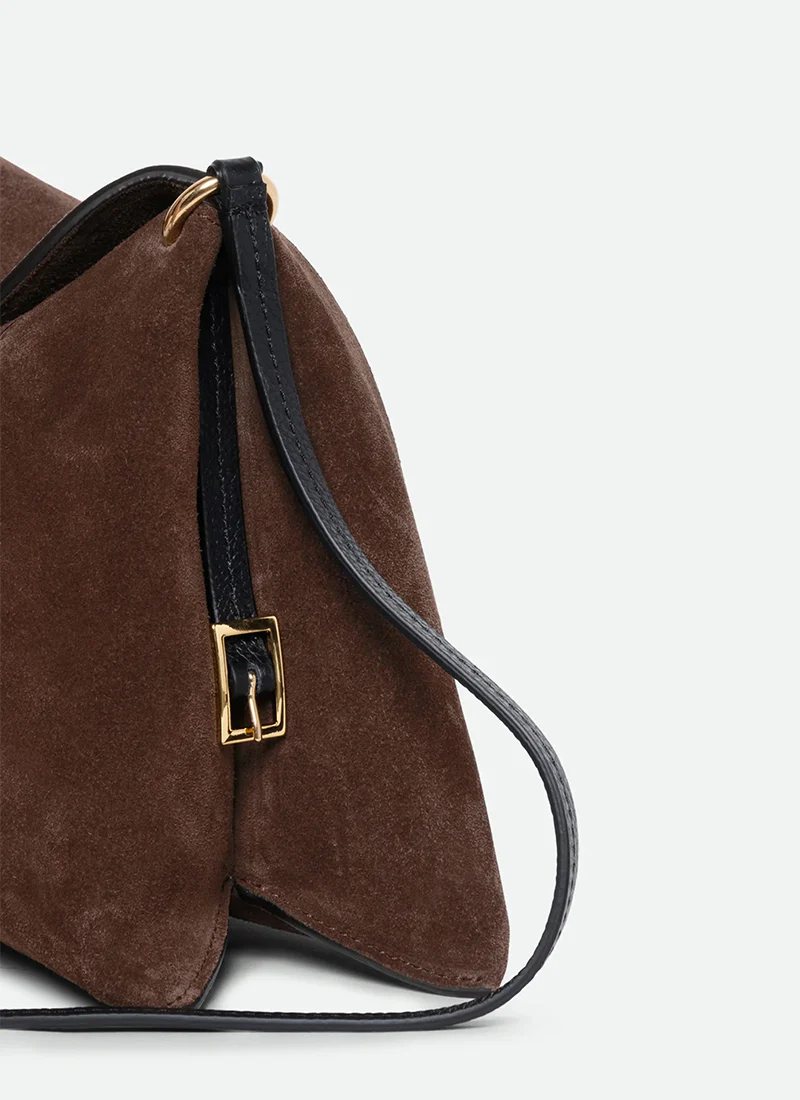 Penelope Slouch Suede Bag - Image 6