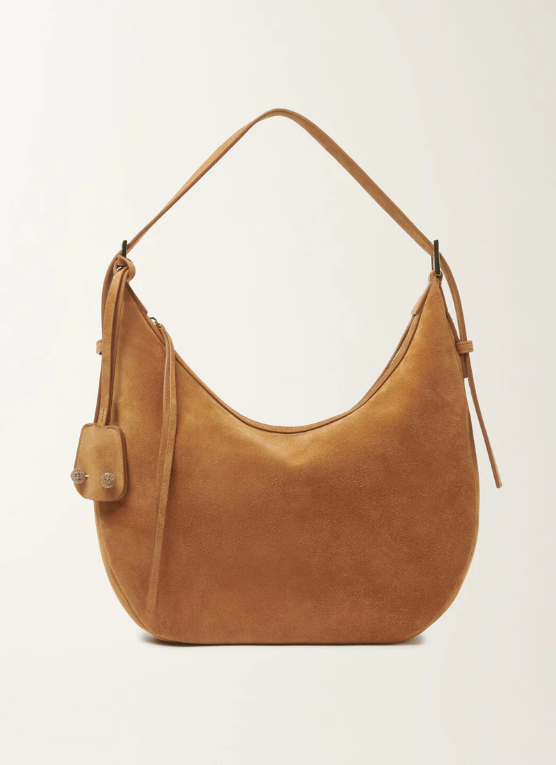 Suede Hobo Bag