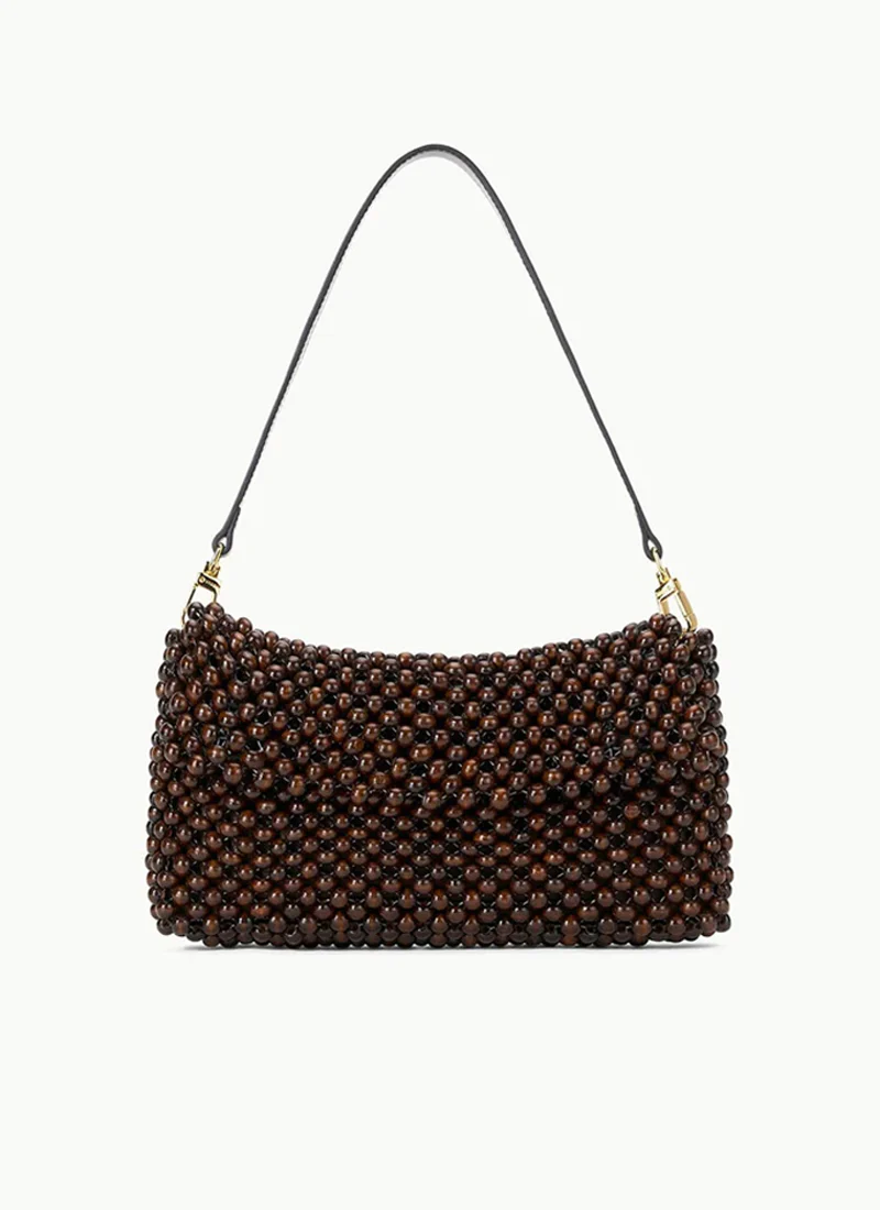 Timmy Beaded Leather Convertible Shoulder Bag