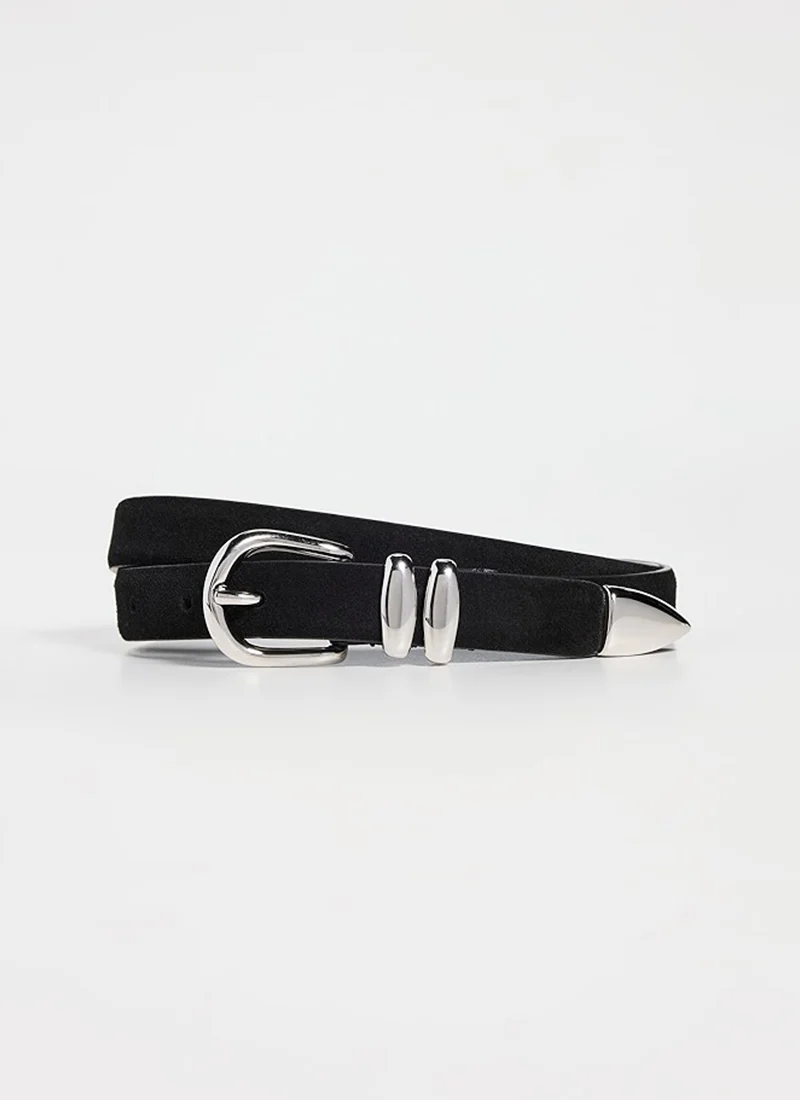 Genevieve Suede Leather Belt