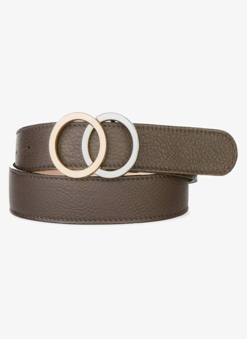 Otir Pebbled Leather Belt