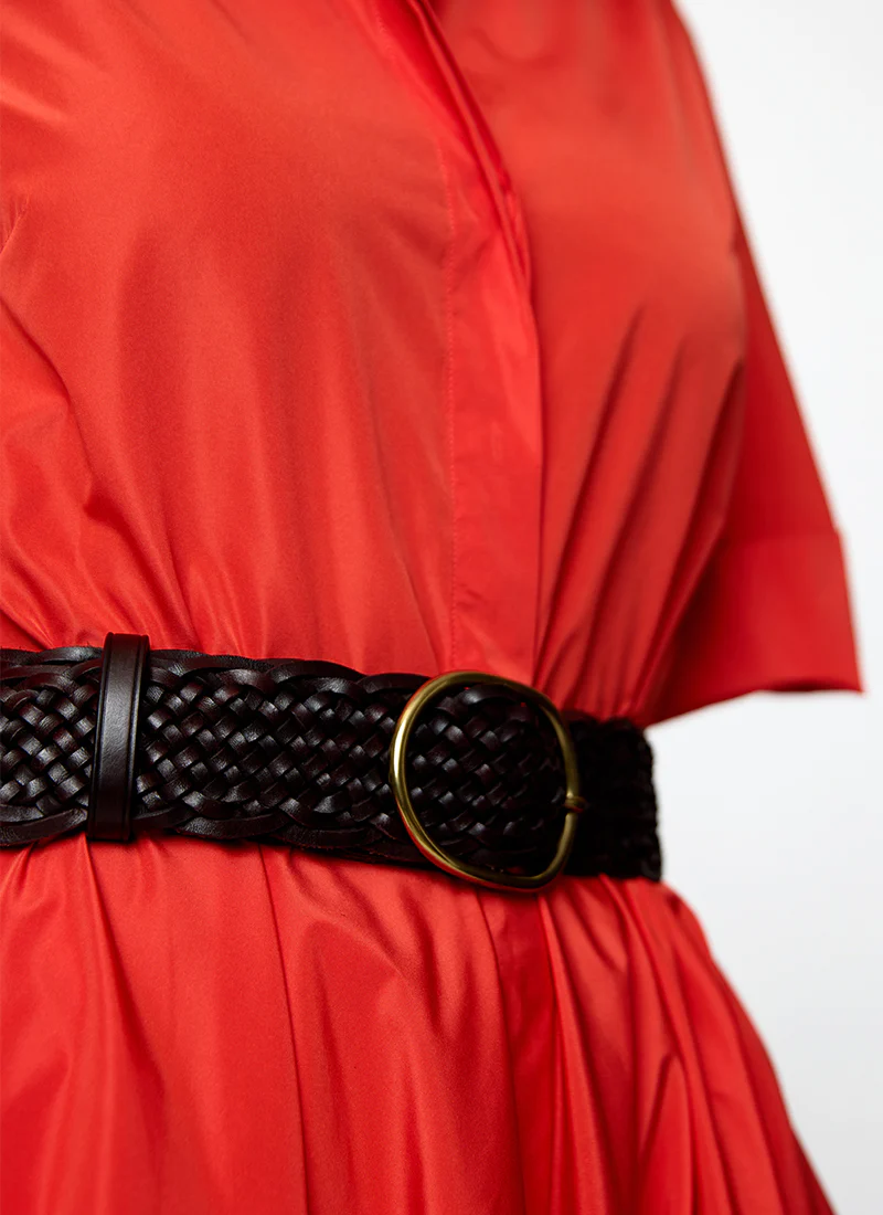 Weave Oval Buckle Belt - Image 2