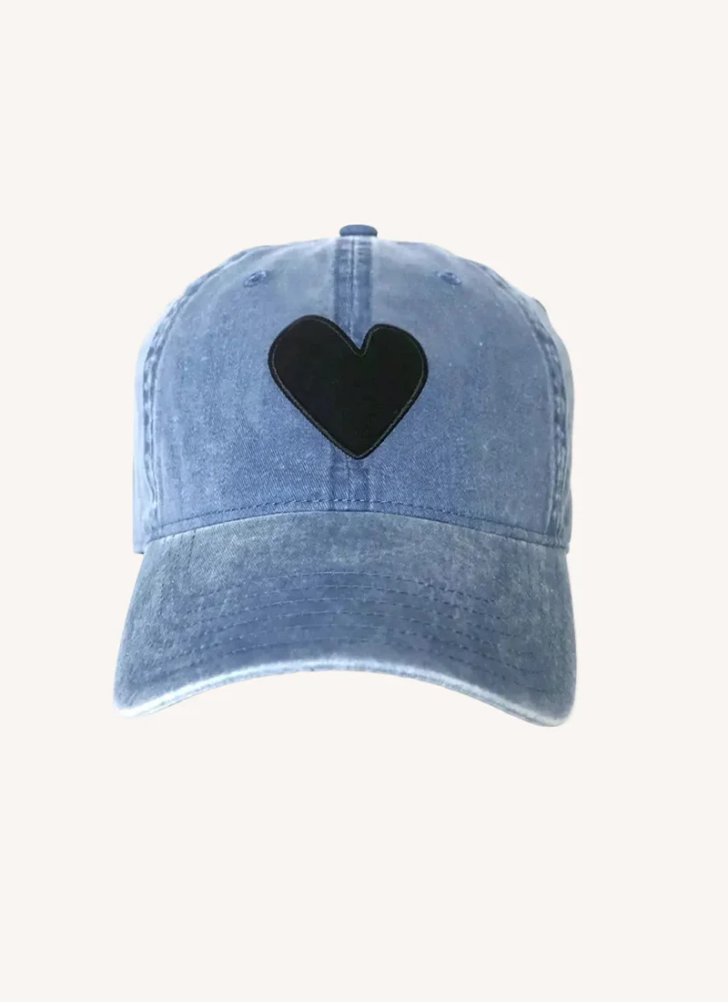 Imperfect Heart Denim Baseball Hat - Image 4
