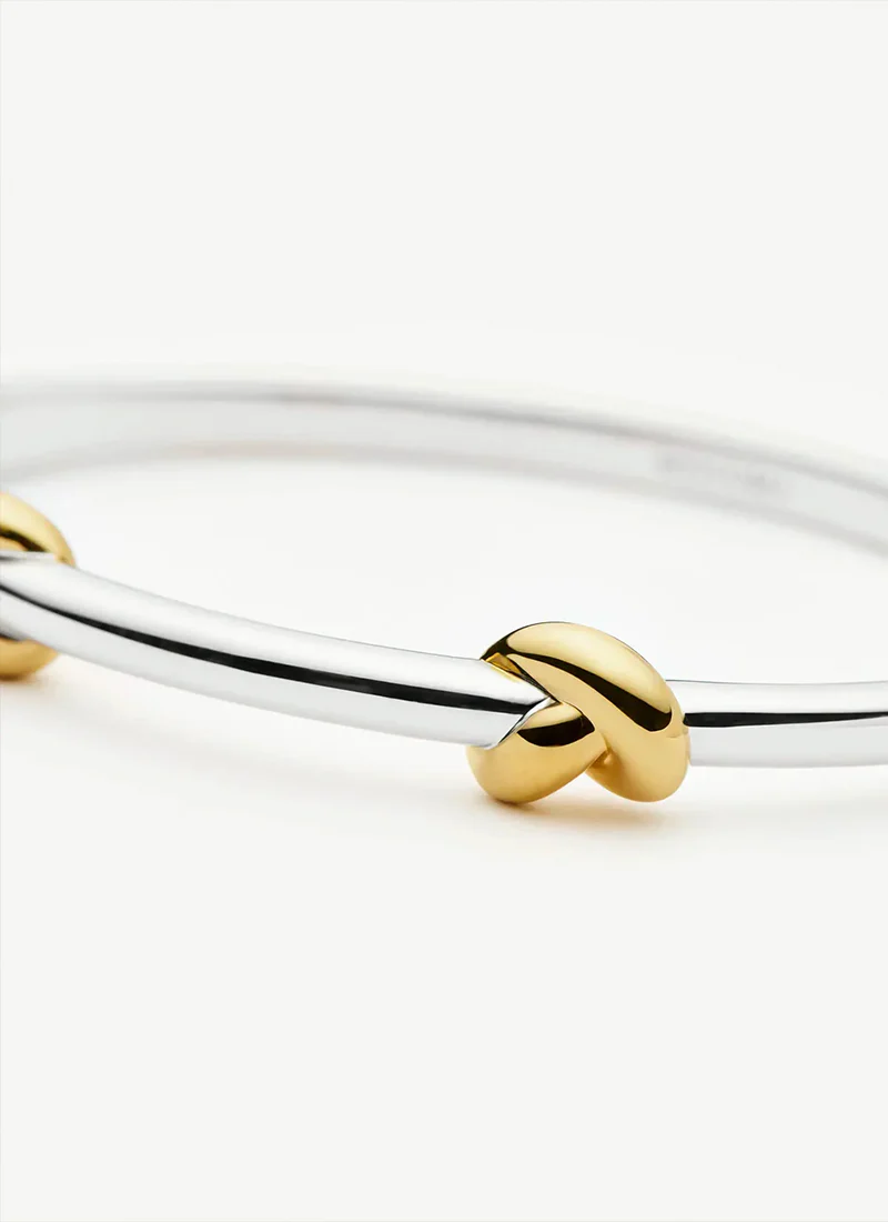 Lucy Williams Knot Hinged Bangle - Image 5