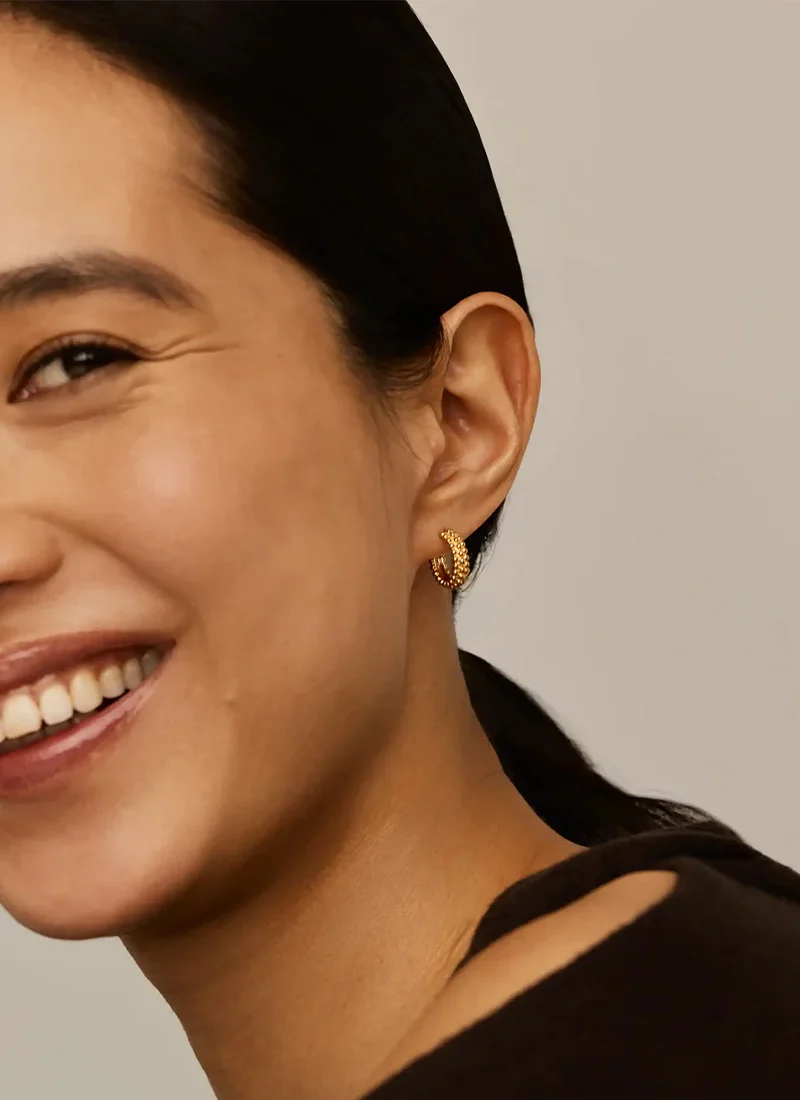 Baya Small Hoop Earrings - Image 3