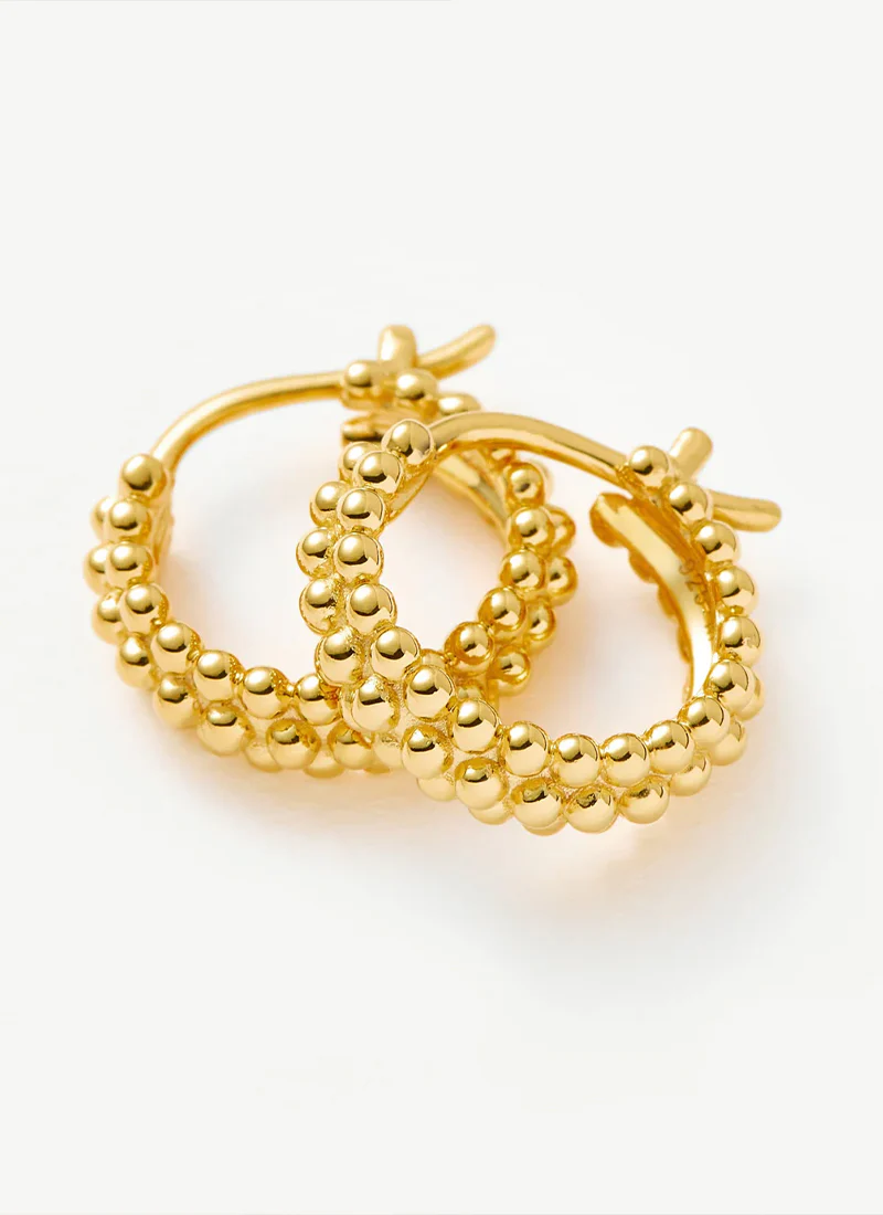 Baya Small Hoop Earrings - Image 4