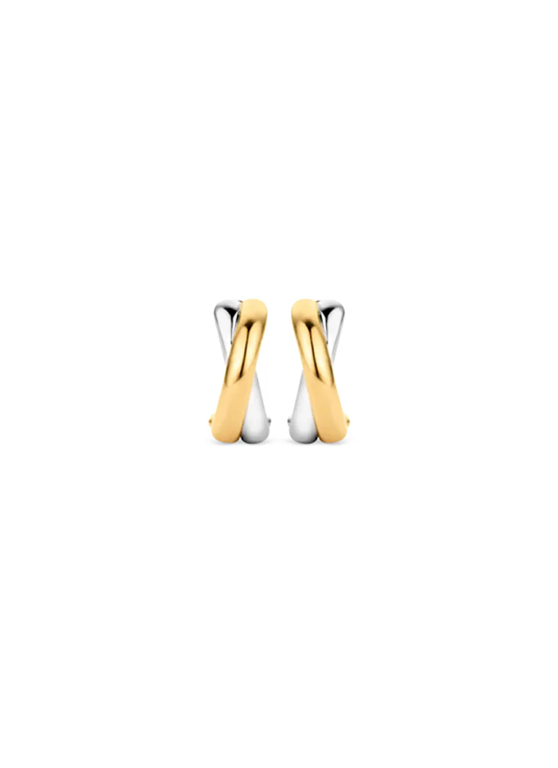 Stacked Bi Colour Earrings - Image 5