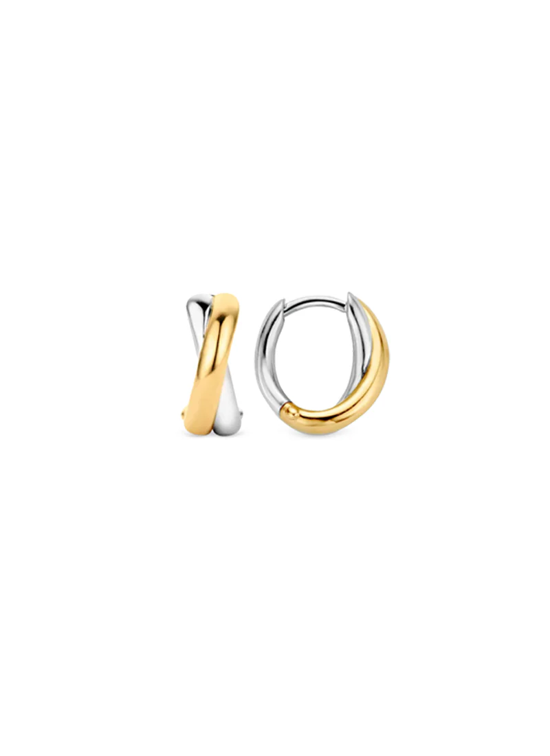 Stacked Bi Colour Earrings - Image 6
