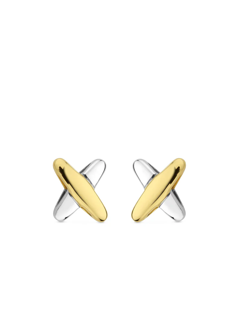 Cross Charm Studs - Image 3