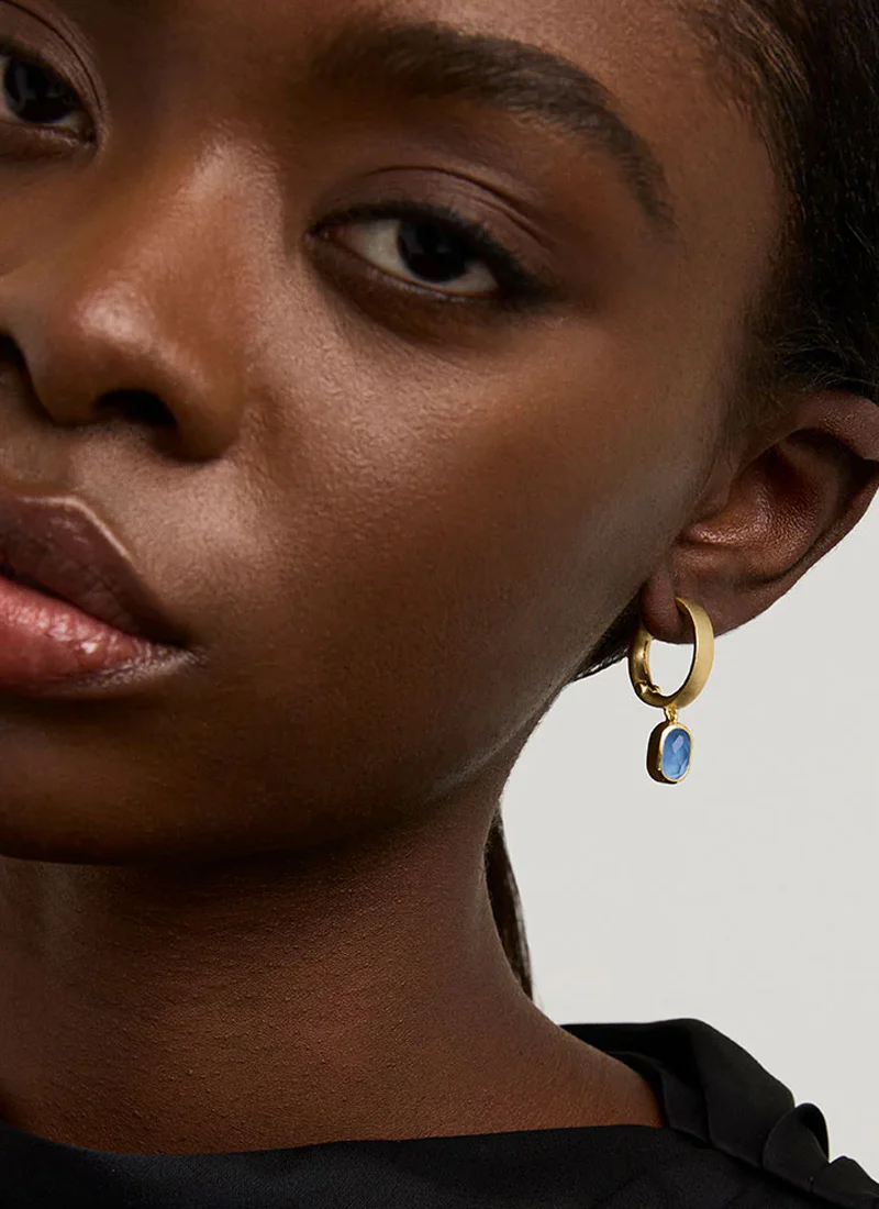 Mercer Gemstone Mini Drop Earrings