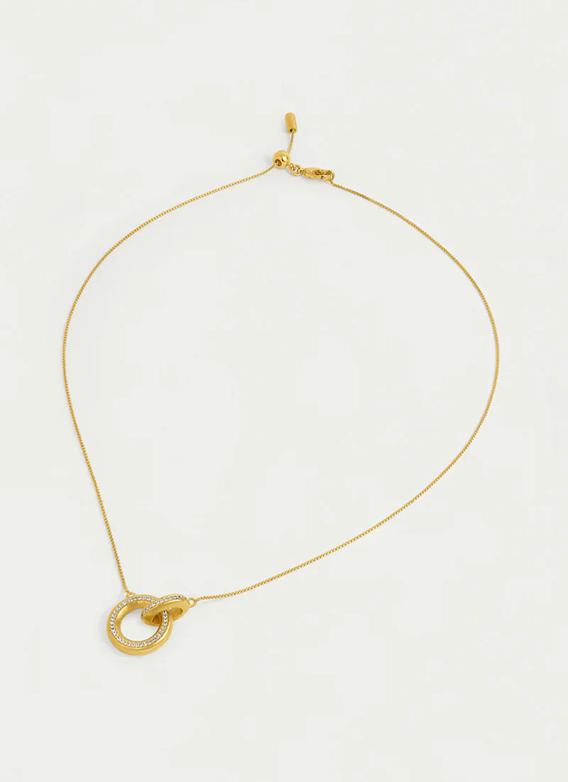 Colette Pave Hoop Pendant - Image 4