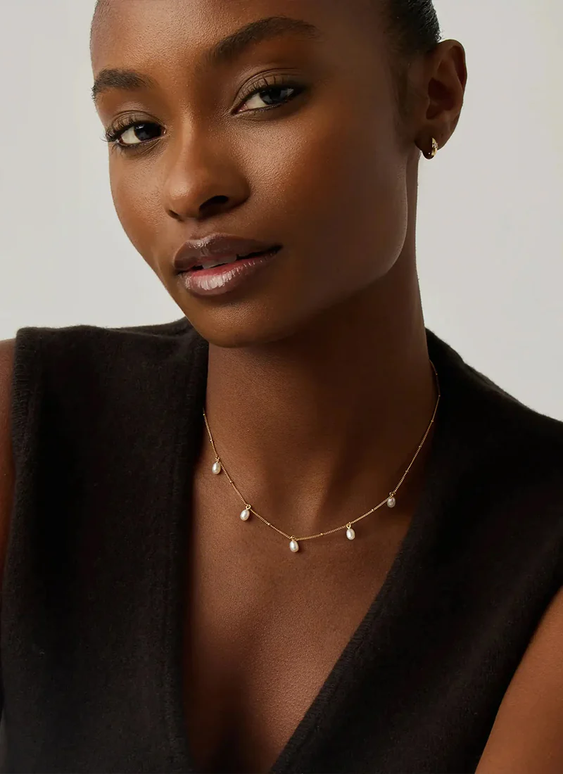 Pearl Baya Baroque Chain Choker - Image 5