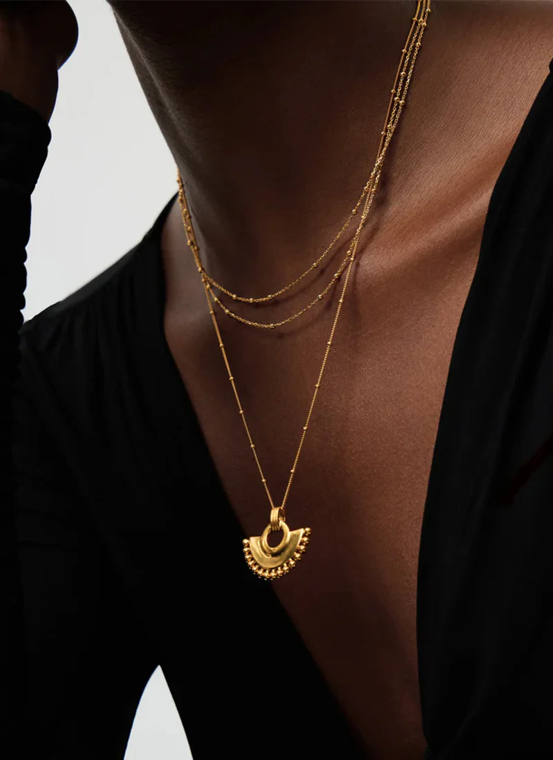 Zenyu Fan Necklace - Image 4