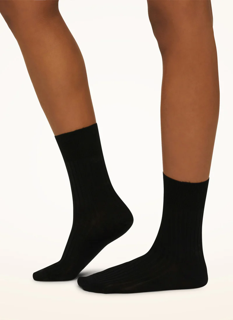Luxury Cotton Rib Socks