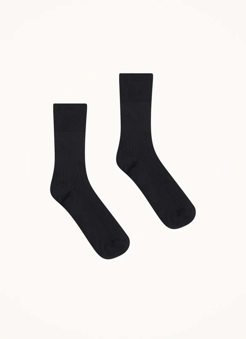 Luxury Cotton Rib Socks - Image 3