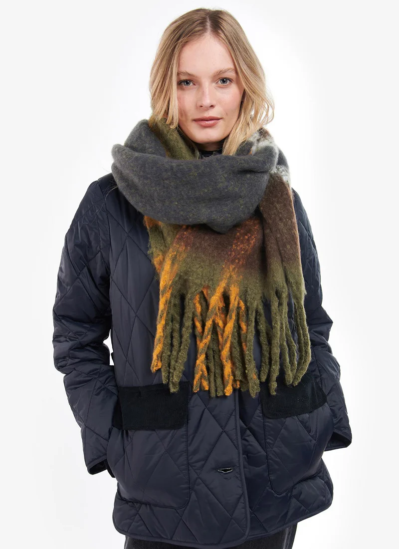 Isla Tartan Boucle Scarf - Image 5