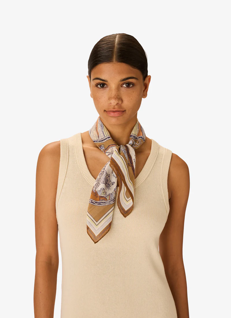 Square Cotton Chance Scarf