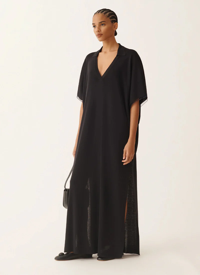 Viscose Knit Diamante Kaftan - Image 3