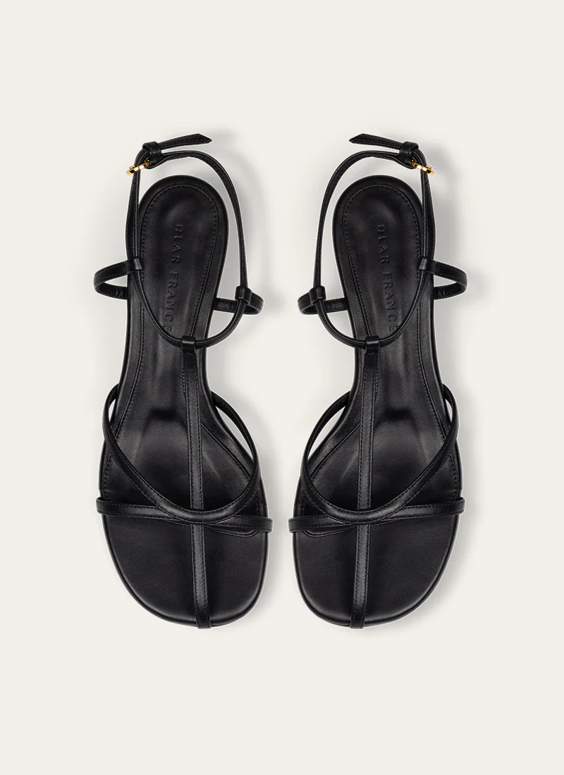 Tee Leather Heeled Sandal - Image 5