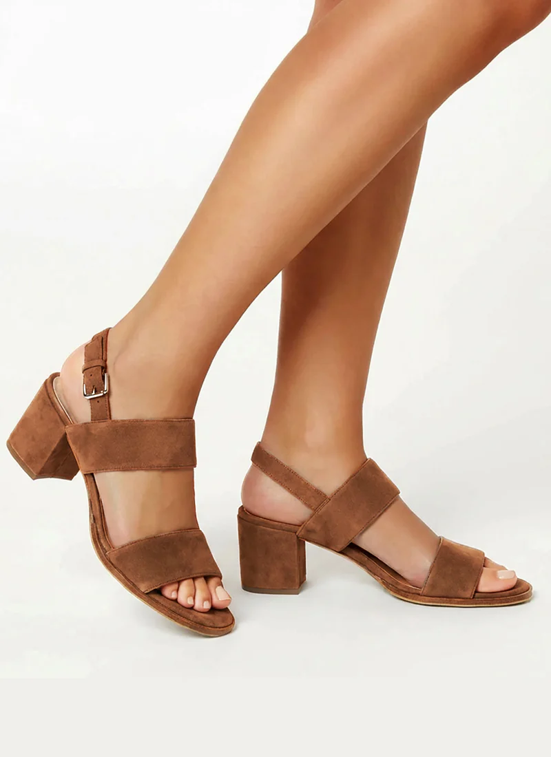 Flemming Suede Heeled Sandal - Image 2