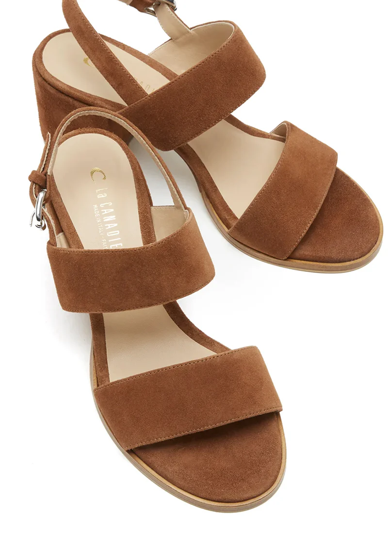 Flemming Suede Heeled Sandal - Image 4