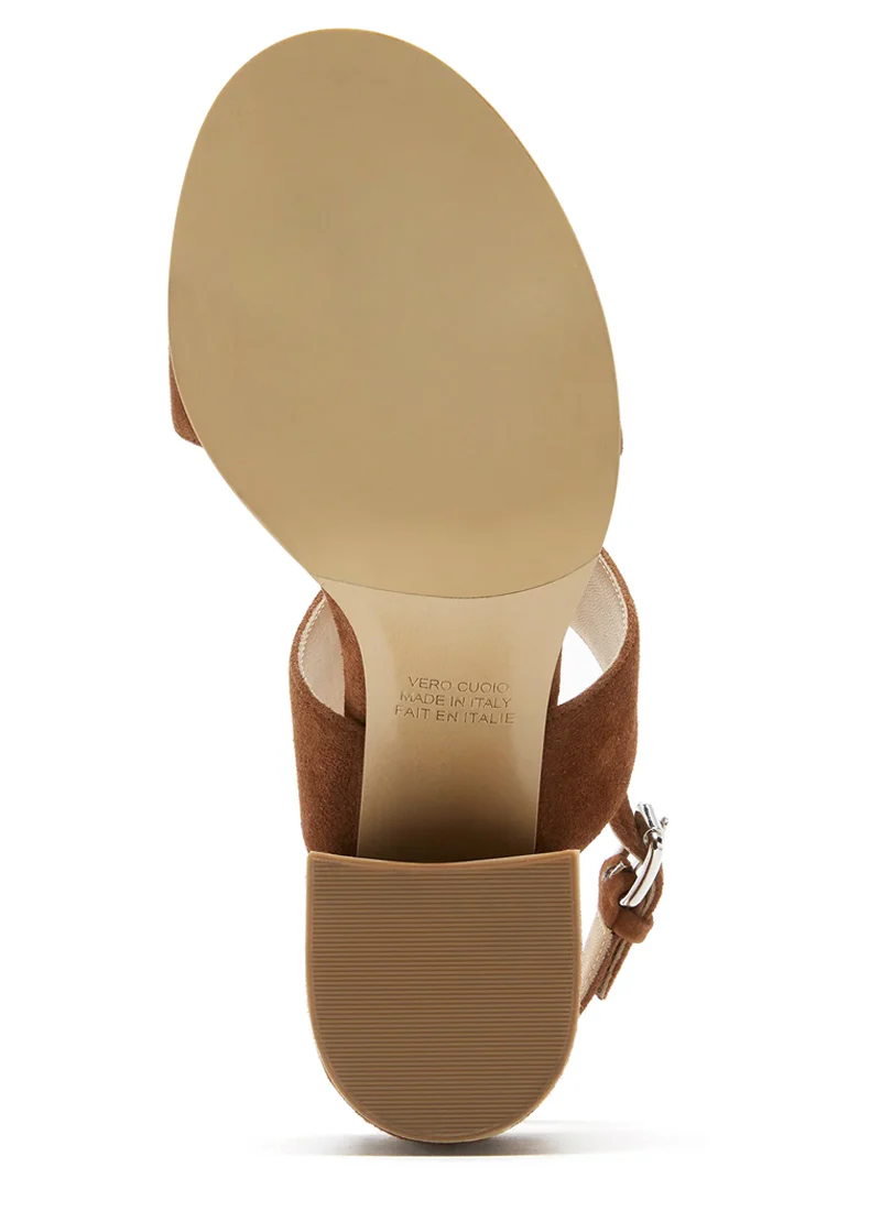 Flemming Suede Heeled Sandal - Image 6