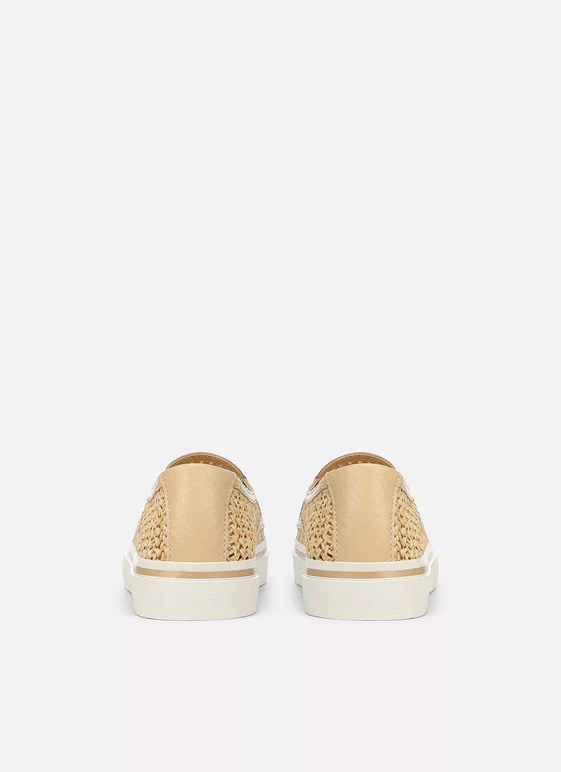 Blair Slip On Raffia Sneaker - Image 4