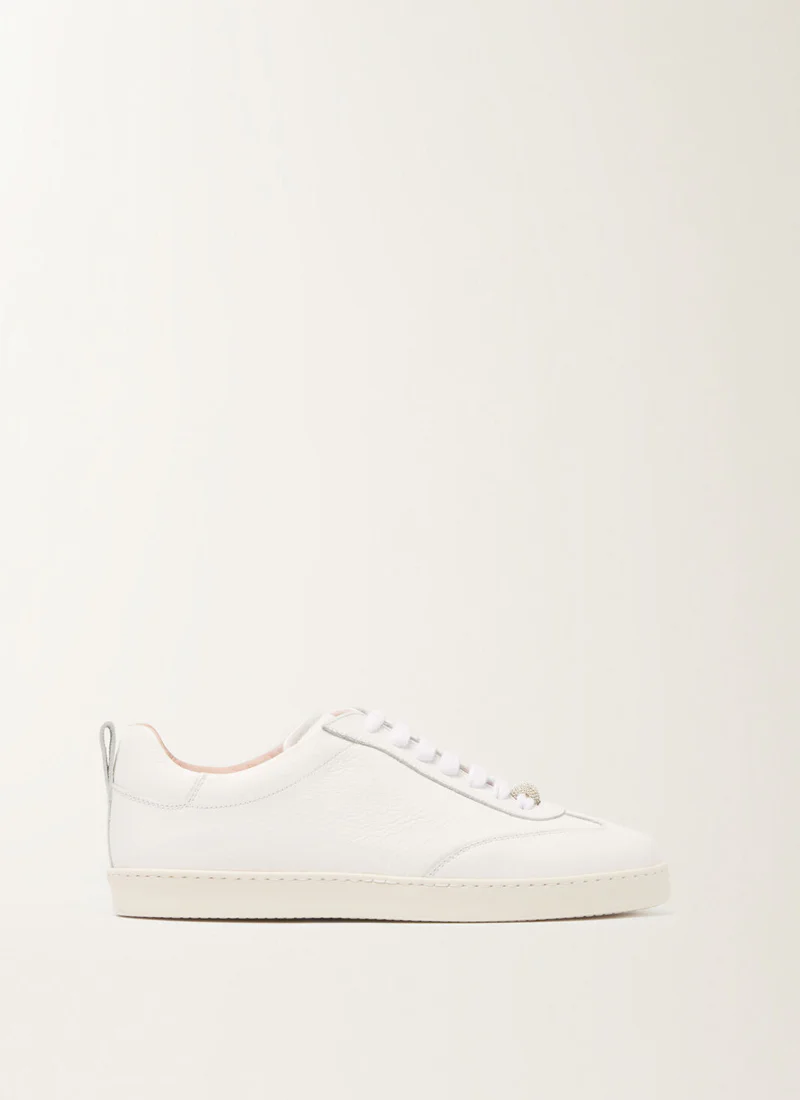 Grained Leather Sneakers