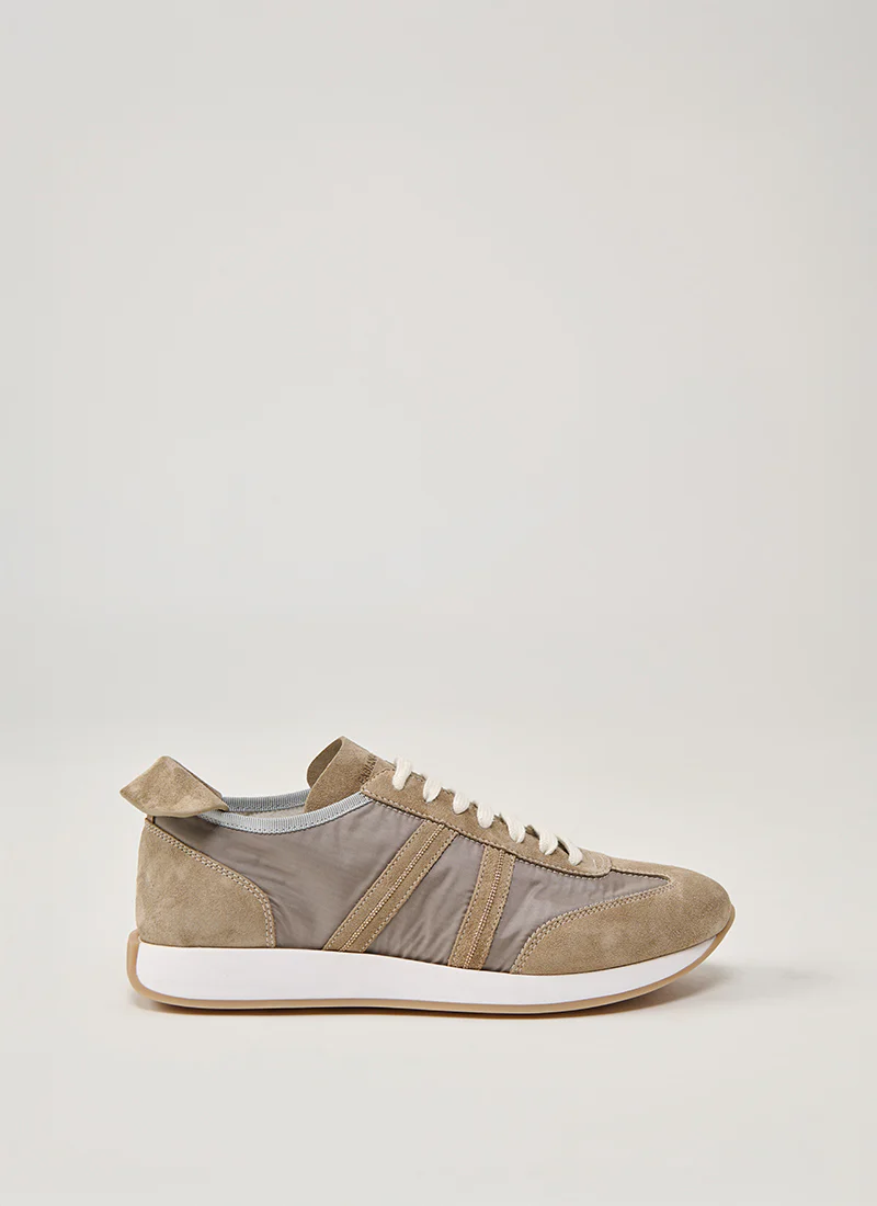 Nylon Suede Running Shoes