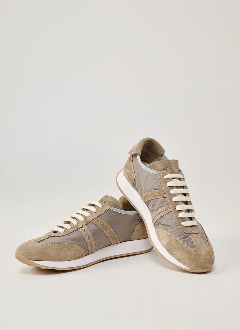 Nylon Suede Running Shoes - Image 3