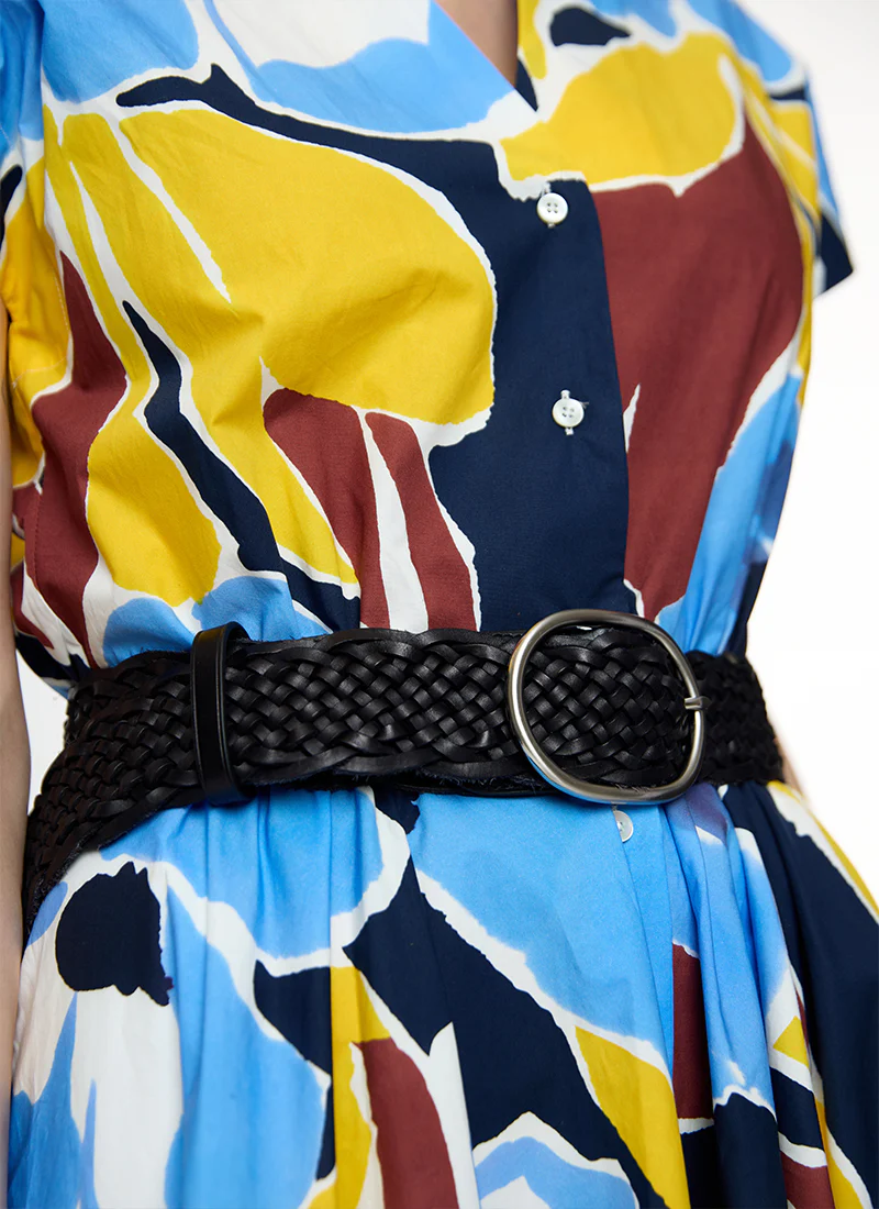 Weave Oval Buckle Belt - Image 2